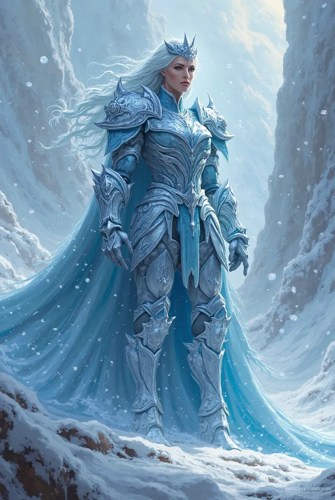 The Frost Empress is round as a warrior