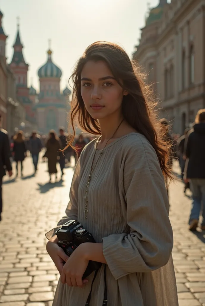 ultra-réaliste, photo réaliste, scène dramatique, ombre, illumination globale, Seul, (âge Célèbre Actrice de Cinéma Indienne), très belle fragile fille Indienne, très belle avec très mignon,visage face au public , taille fine, (portant une Kurti indienne d...