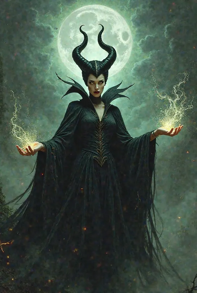  Maleficent, furious ,Make me even more angry,Use magic