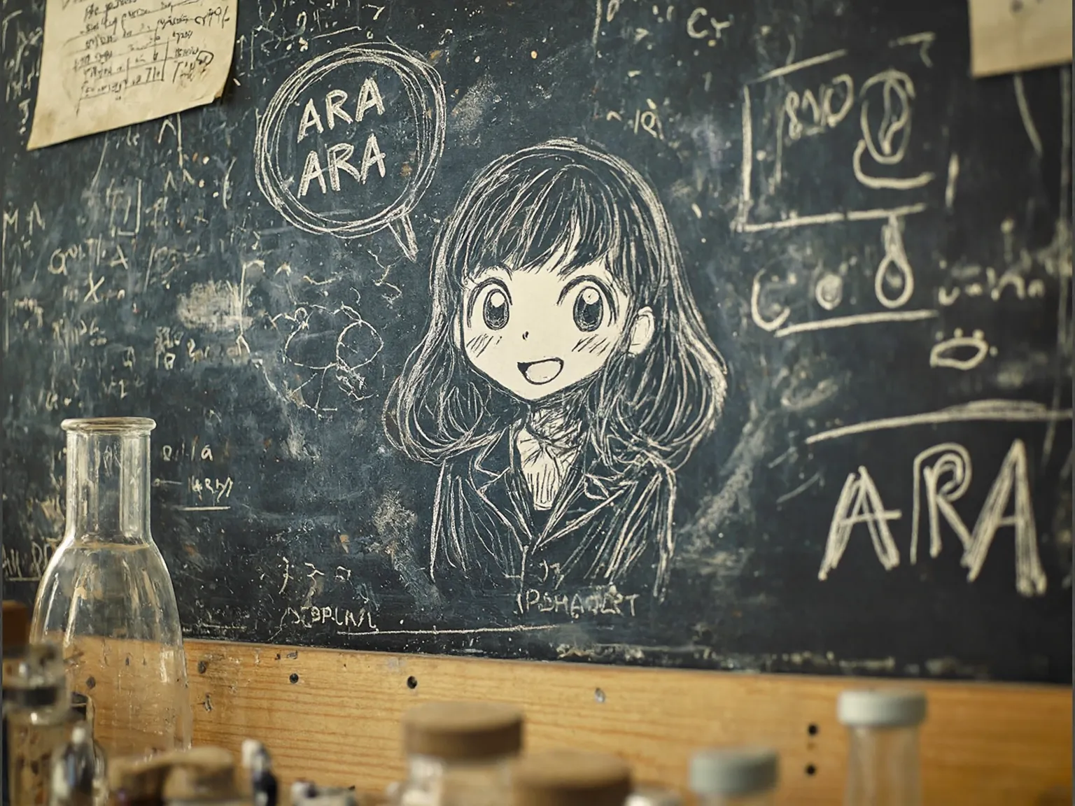 0309 daily challenge - doodles on the blackboard