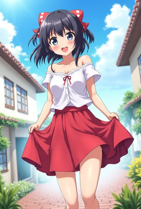  Japanese anime , ,  skirt lift 