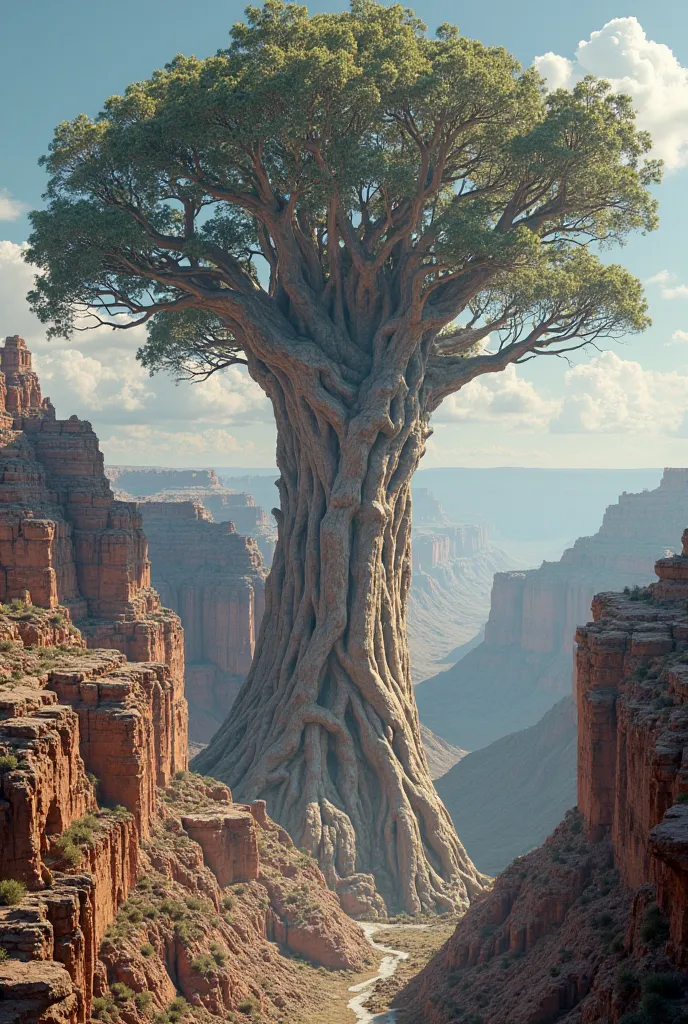 Giant fossilized tree taller than the Grand Canyon