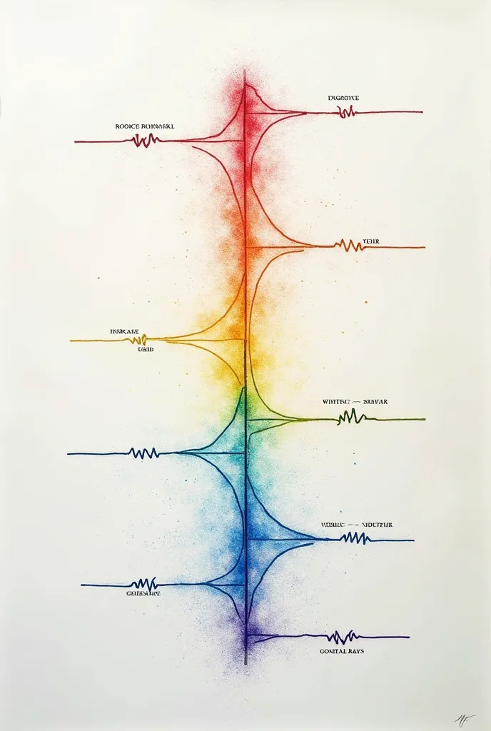 I need real electromagnetic spectrum, I need simple drawing that I can easily draw please