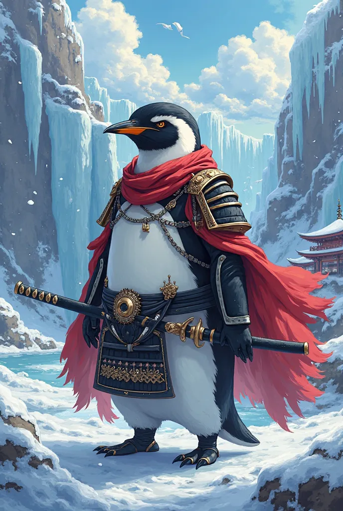 Samurai penguin anime
