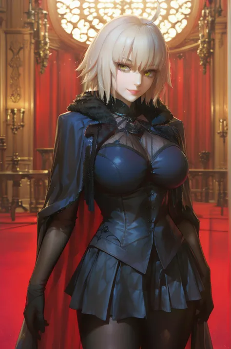 (Jeanne･Darc･Alter), score_9,  score_8_ sideways,  score_7_ sideways,   source_anime, masterpiece, Top Quality, Beautifully Detailed Face and Eyes ,  lips with beautiful details,  highly detailed face and eyes,   long breasts,   female 1 person,   big droo...