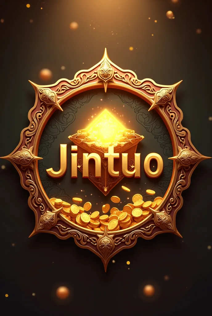 
Create an icon with the meaning of wealth around the company name “Jintuo”