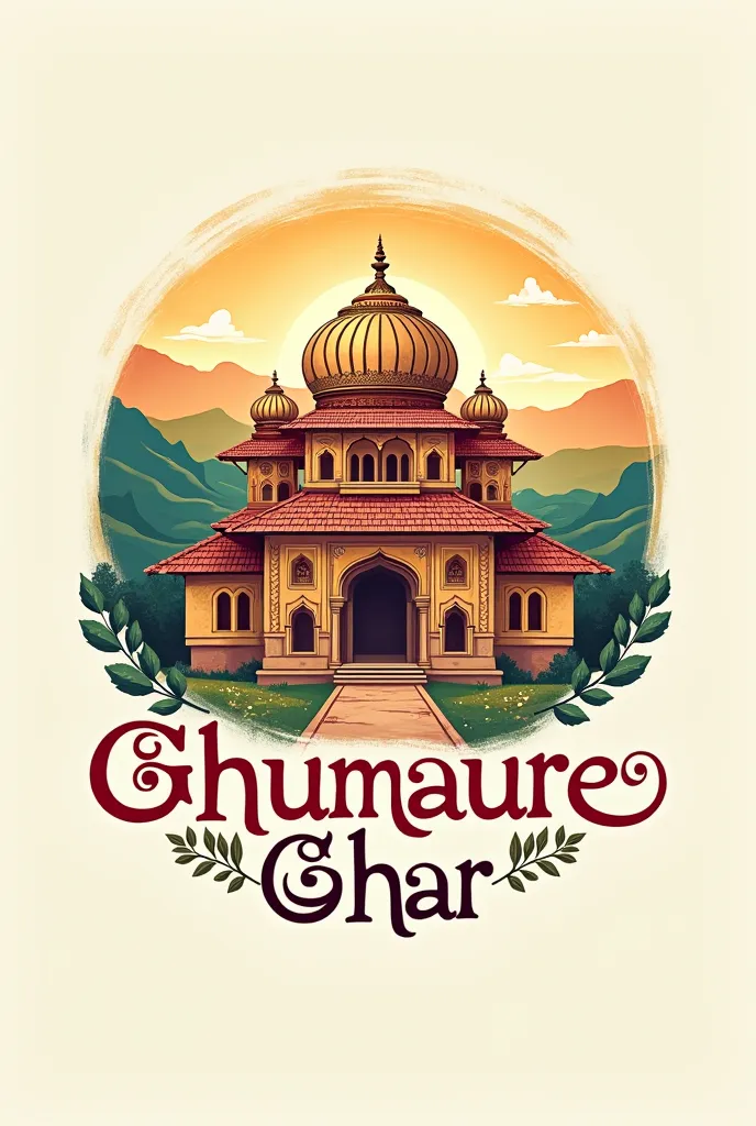 create logo for ghumaure ghar