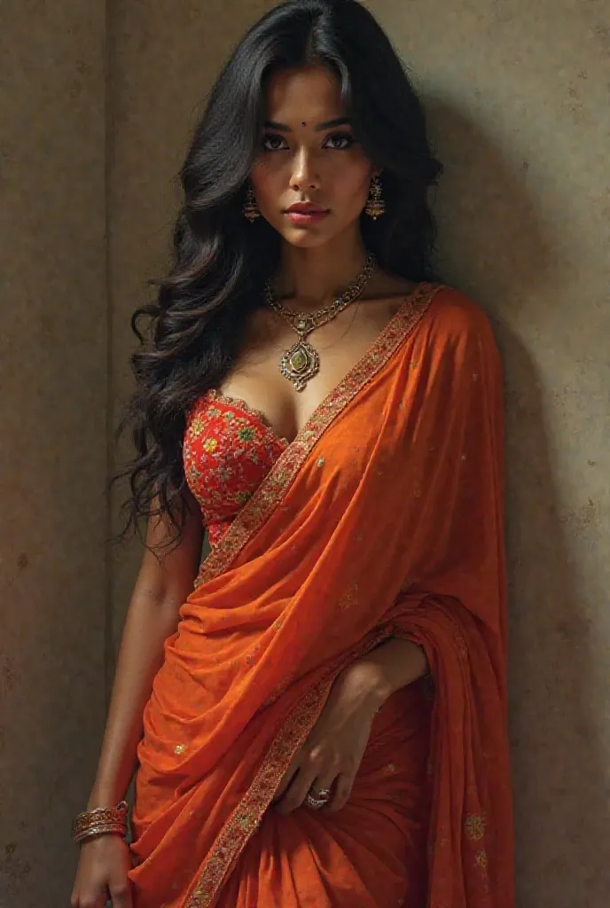 Make most seductive indian girl in tight saree