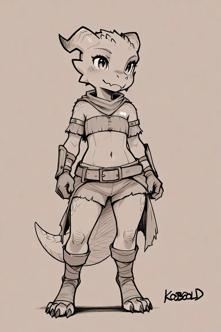 Kobold, female, long