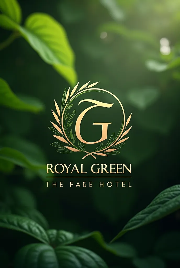 Can you design logo for royal green nature hotel using letters G and N