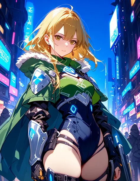 1girl, cyberpunk Ost (Shield Hero), masterpiece,