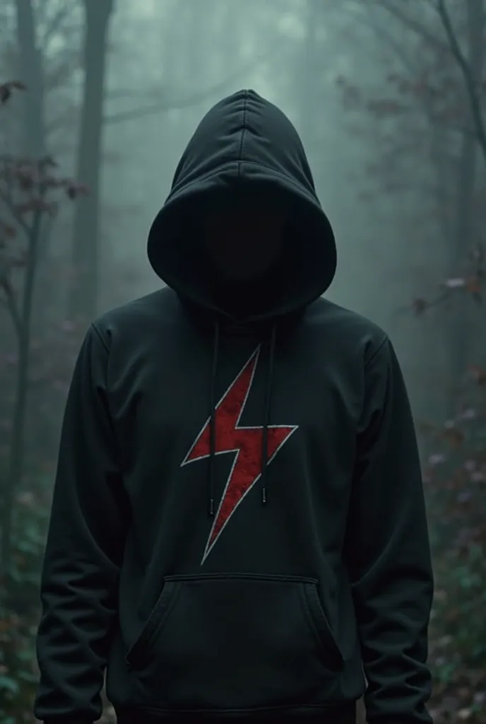 Cover his face and put 'MARC⚡' on the hoodie 