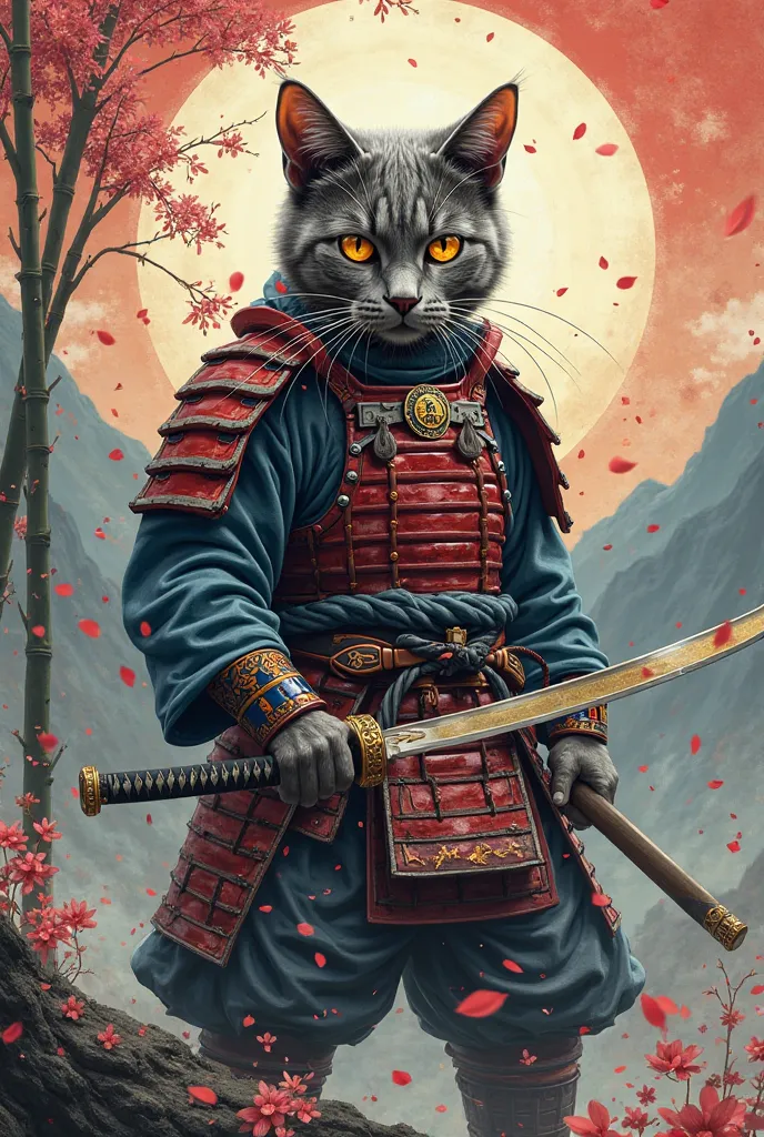 samurai cat