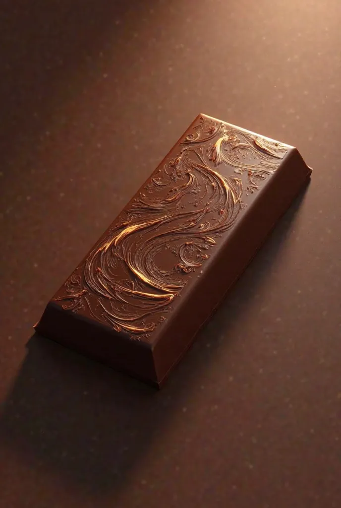 Make me a picture with a chocolate with threads in it called Monaco chocolate bar 