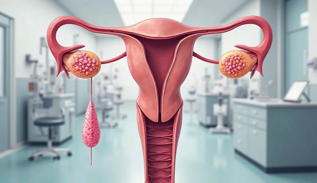 Cervical cancer image for medical student 