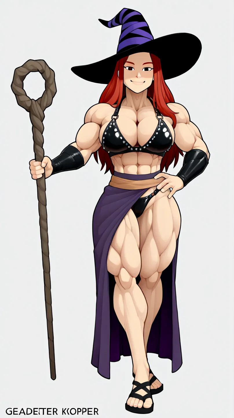 ((Fullbodyview)), (Meisterwerk), ( beste Qualität) ( muskulös: 1.6),  , (geäderter Körper: 1.8), ((Taneth Montero)) on astral dimension, she is very muscular and beautiful, massive bulging musculature, she wears ((glittering leather bikini)), loose skirt, ...