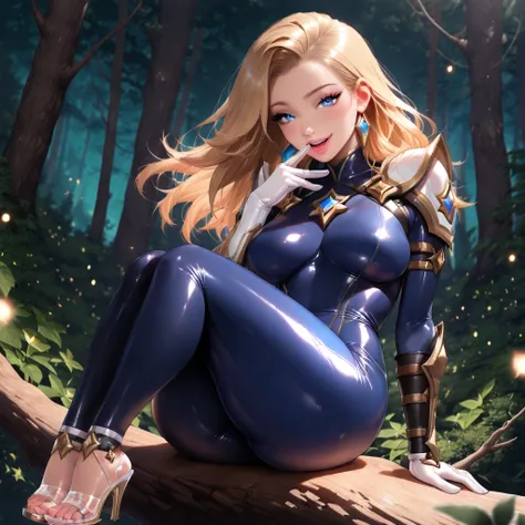 (masterpiece, best quality, vibrant, ultra-detailed, 8k uhd, intricate details:1.4), full-body photo, 1girl, solo, Lux (League of Legends), (17s), (((Lonia, Sacred Forest, a mystical and spiritual region rich in nature and traditions, filled with ancient t...