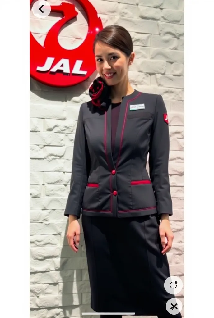 JAL cabin crew uniform