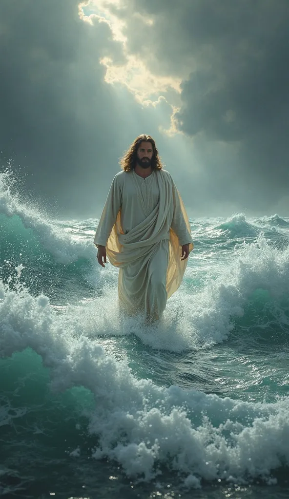 Jesus walking on the waters