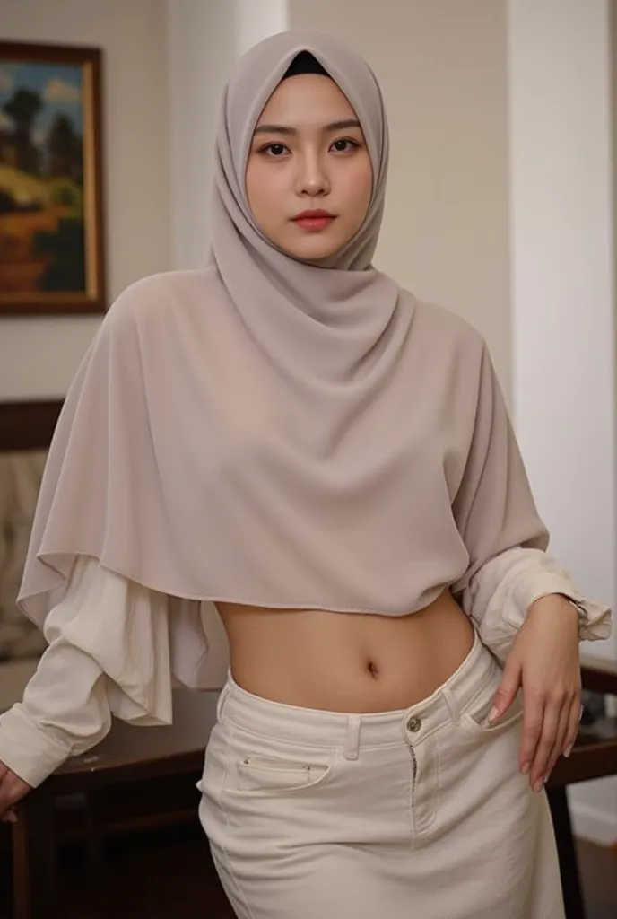 topless Muslim girl.