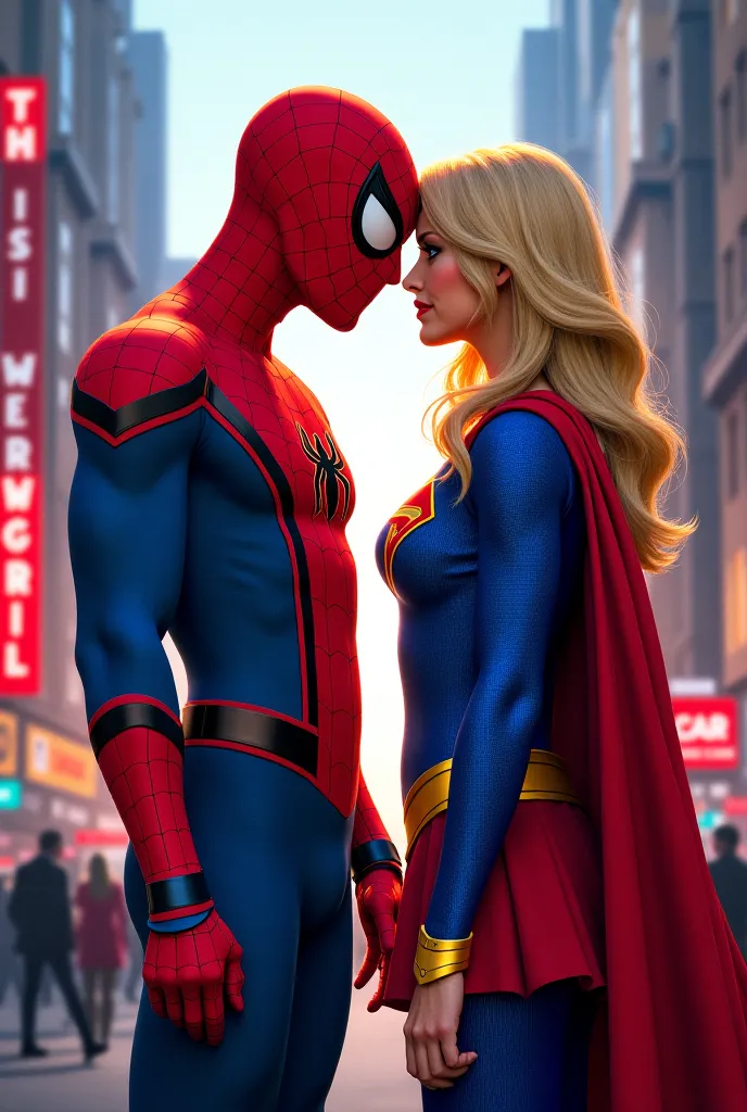  Spider-Man: (look at Supergirl) “It's good to have a friend from another universe around.”