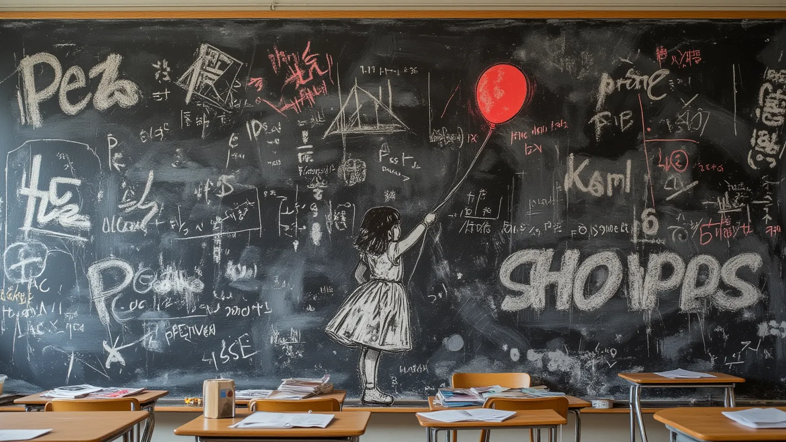 Doodles on the Blackboard