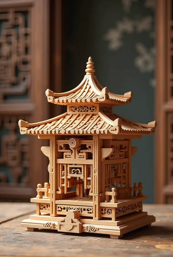 Traditional Wooden Luban Lock，Three-dimensional Assembly Toys，Classical Chinese Educational Toys，Mortise Structure，Retro Craft