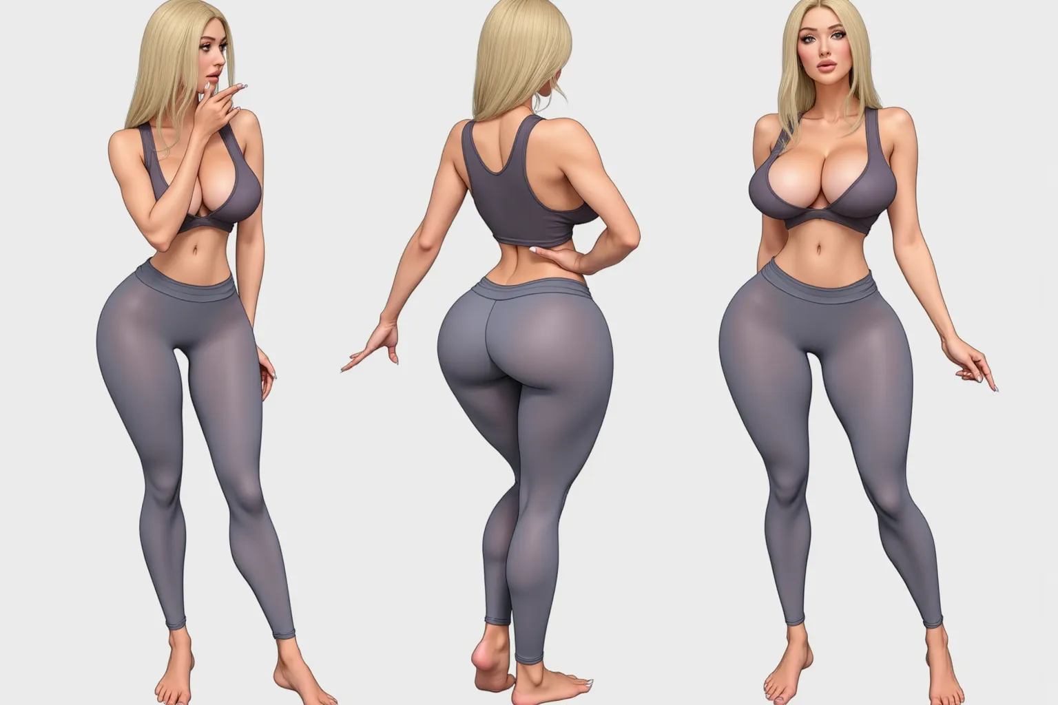 character study (gorgeous woman, athletic,(character study, JJ cup natural breasts, Hi3GB, huge natural breasts (Perfect nipples, puffy nipples, deep cleavage, very low positioned breast, low based breast, widening late, perfect teardrop shaped breasts), g...