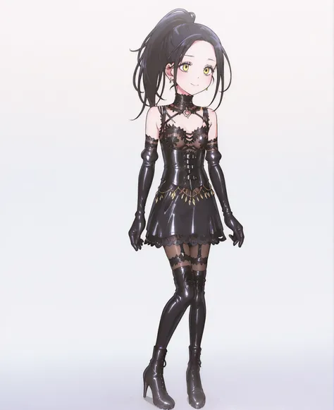 small bust、delicate、 slim figure、standing、full body、erect nipples、Sheet Cutting 、 coral in the role of a girl、red leather collars are handed to viewers:1.8、Bondage、 queen、spouse、(((One Girl)))、(((Alone:1.8)))、(((black latex elbow gloves:1.4)))、(((black lat...