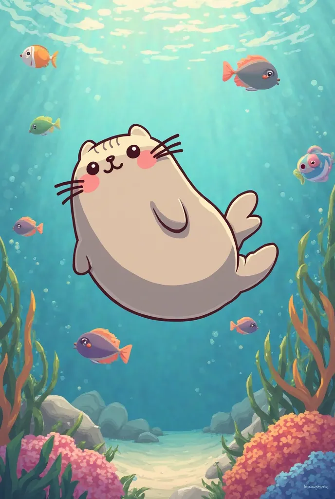 Pusheen + Seal