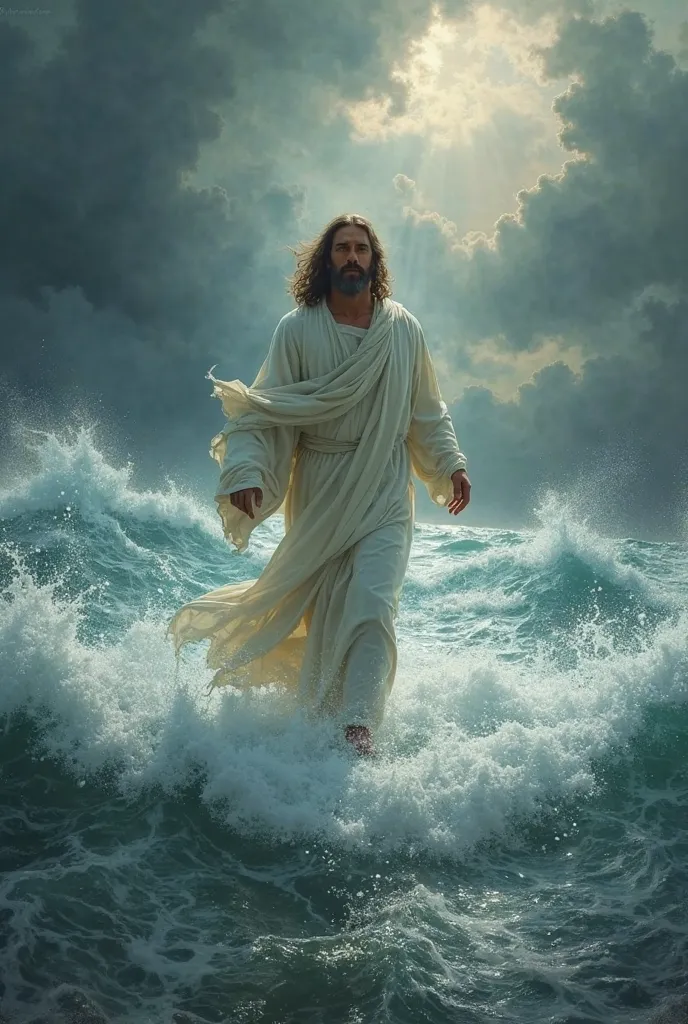  Jesus walking on water 