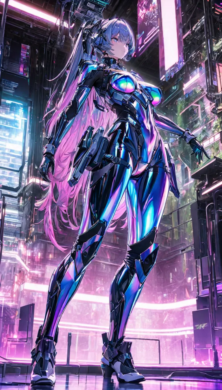 seamless image fusion, best quality, super fine, 16k, incredibly absurdres, extremely detailed, delicate and dynamic, cool and militant combatants, wearing hologram armored combat suits that fit tightly to the body and blend into the surrounding scenery, i...