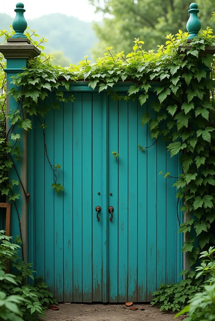 But ivy has to cover the turquoise fences, Don't do it so loud