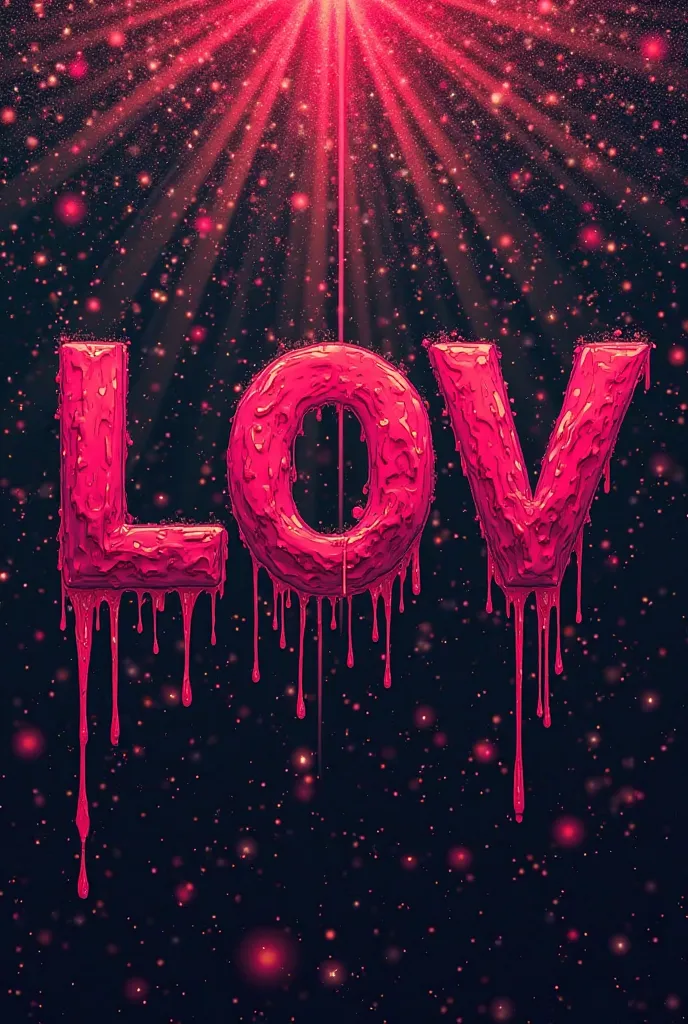 I want a print written by Lolovers. I want blood dripping from the signs. I want a lot of sparkle in the letters and I want the pink letters 