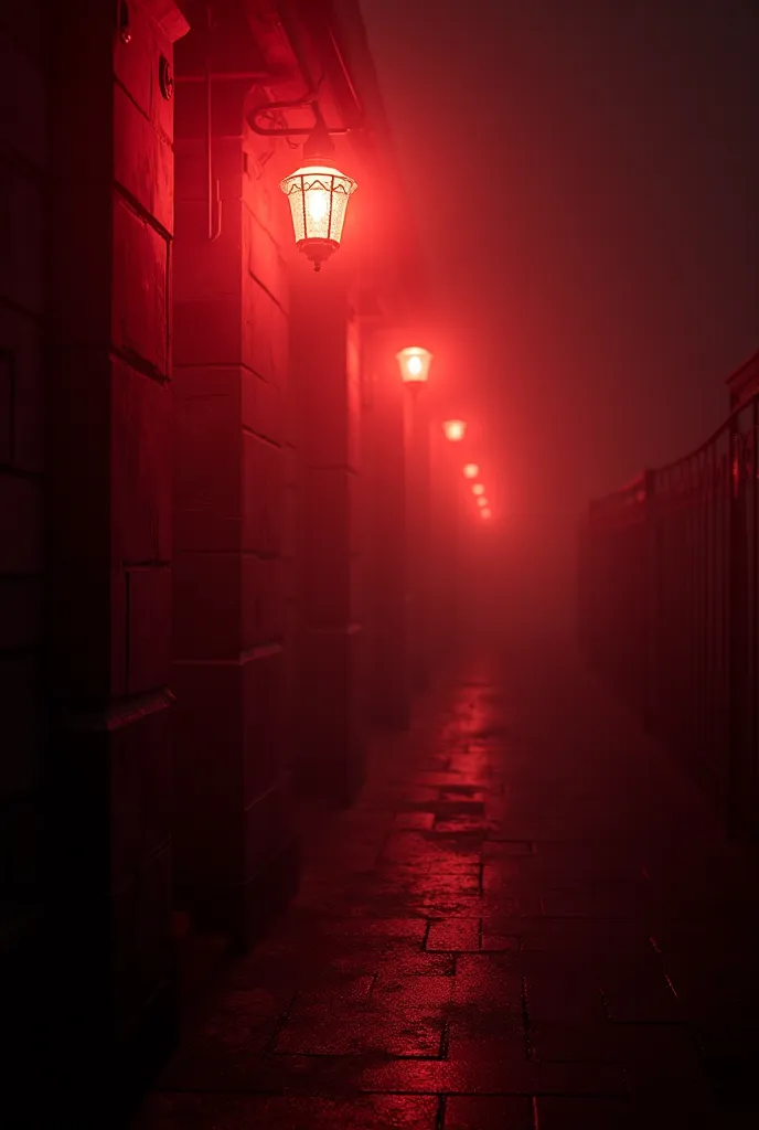 Create a YouTube Banner for a Crime Story Channel, precisely a Channel with the name Ahed Crime Story. Use Dark and Red tones, add a background with a mysterious and suspenseful vibe.

