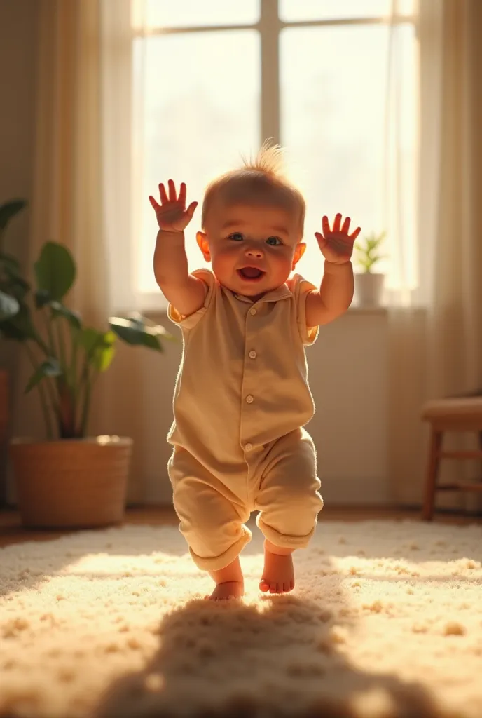 Create a video of a beautiful baby dancing