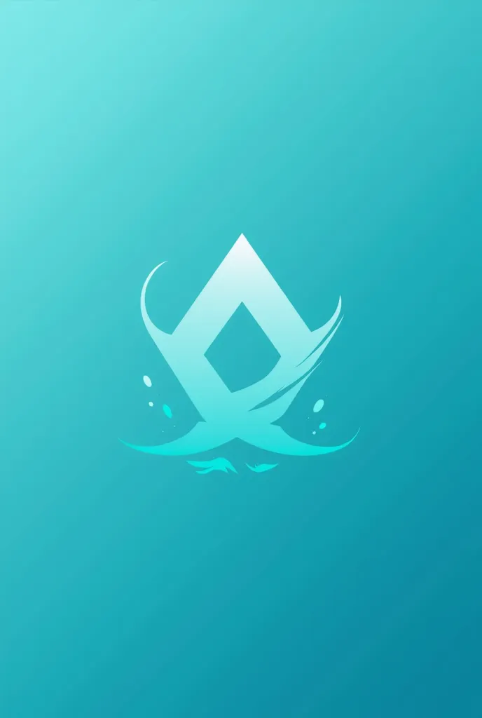 Minimalist e-sports logo from the Aqua theme