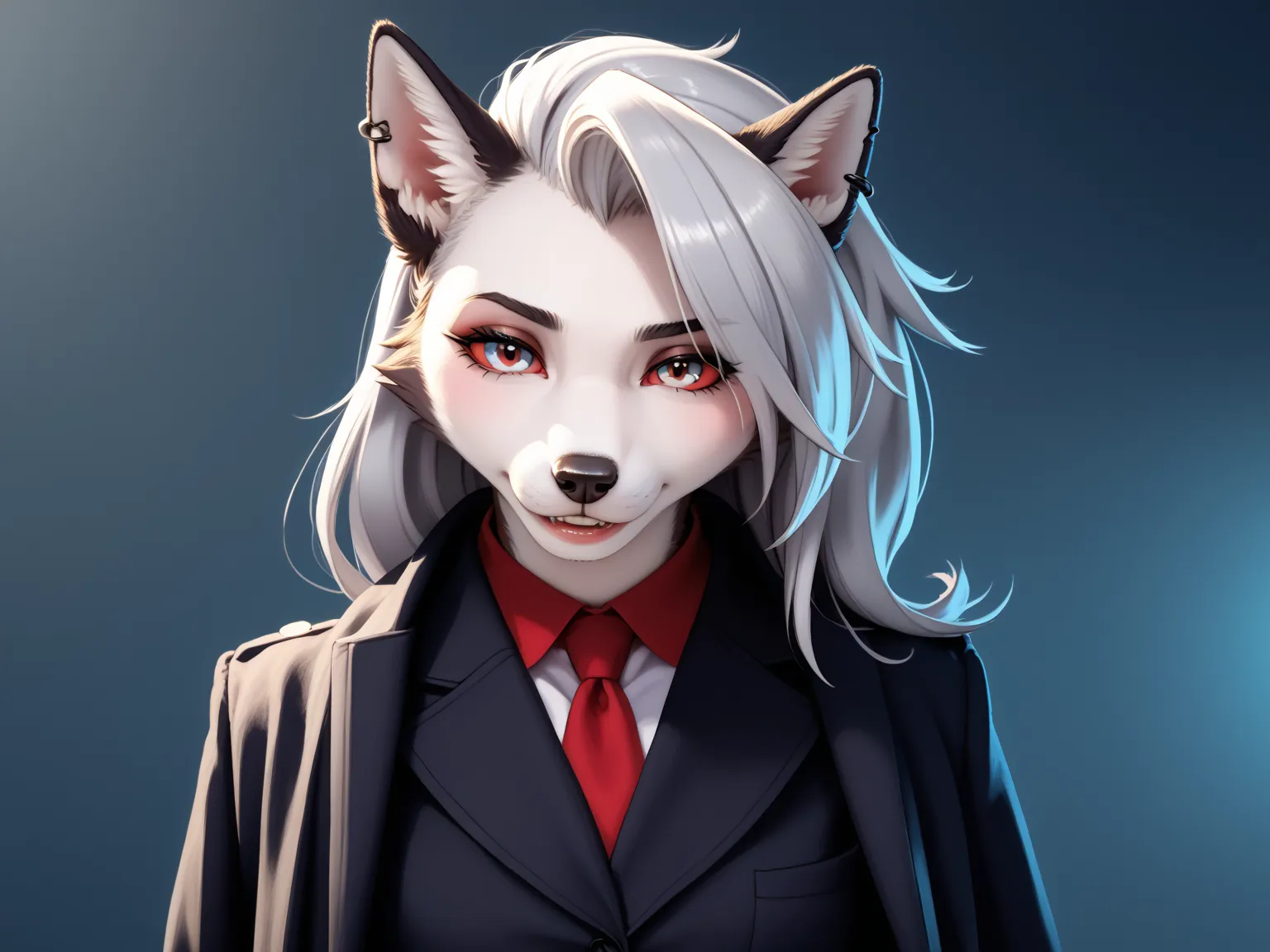  score_9,  score_8_high,  score_7_high, loona aus helluva boss, Anthro-Furry Hellhound, highdetailliert, ultra precise , photorealistic, 8k, HDR, professional lighting design, hyperrealistic, lush color palette, atmospheric lighting, atmospheric environmen...