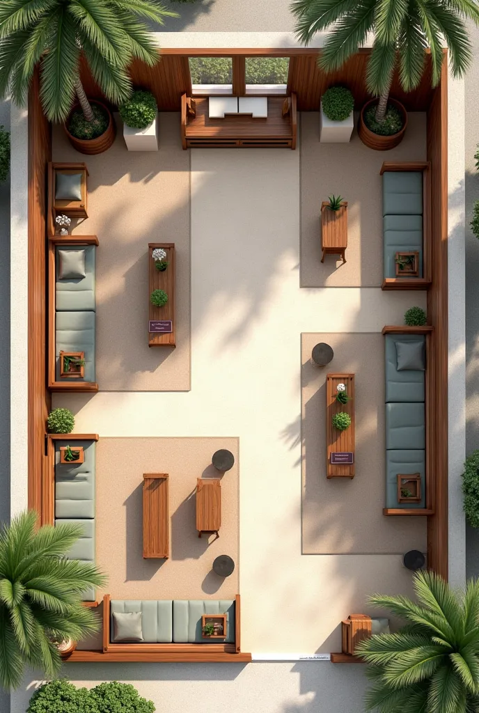 floor plan for small resort lobby