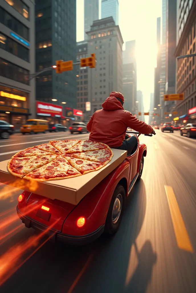 I would like you to create a pizza commercial video, it will be called SPEED PIZZA. 