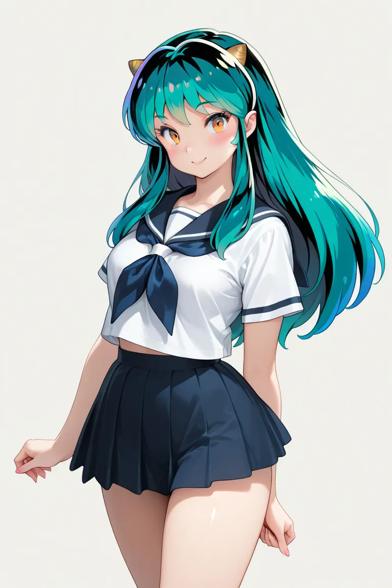  Urusei Yatsura, (short-sleeved, mini skirt, sailor uniform)