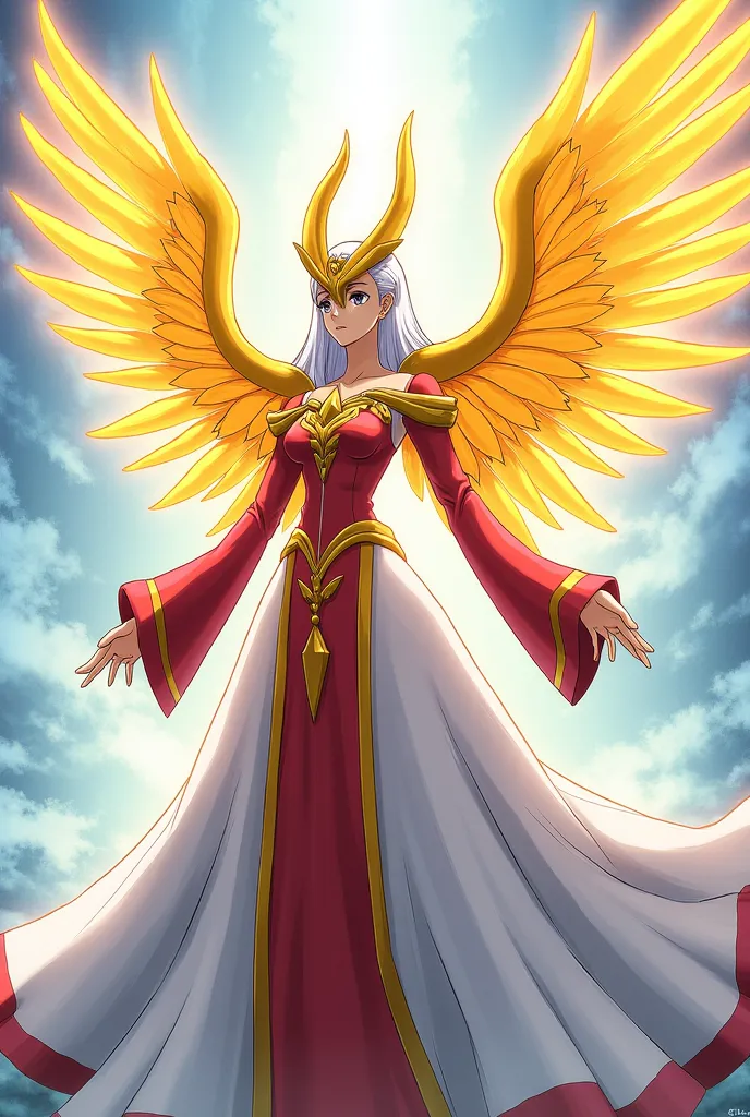 Angewomon X are archangel digimon, who, through the influence of the X-Antibody, have acquired the ability, their holy energy into the elements of earth, Fire, to channel water and wind, which allows them, to use and combine these variably in battles or fo...