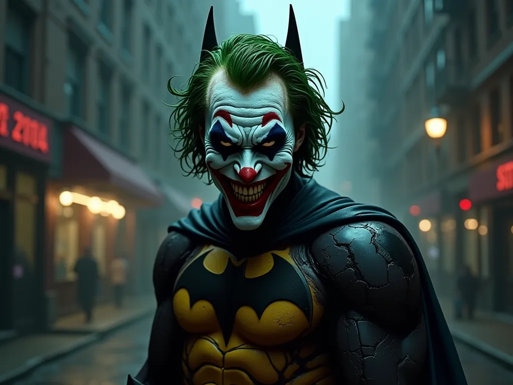 Make Batman become the Joker because of a virus