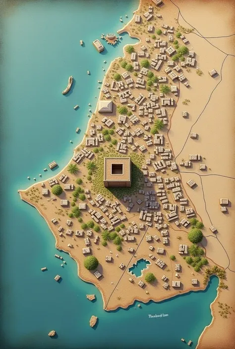 The end of the puzzles leads you to the map. This map shows Jizan, as it was in the past with the distinctive castle of Al-Dosariyah, and as it is today with the surrounding modern city. . The end of the puzzles is to find the castle of Al-Dosariyah in thi...