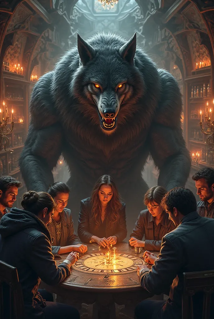 fenrir (Son of Loki) Is the guardian of board games and offers an aperitif game event to win the lot