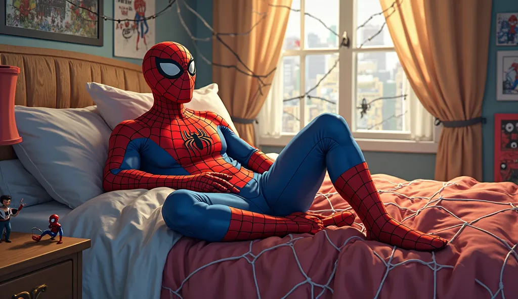 spider man bed