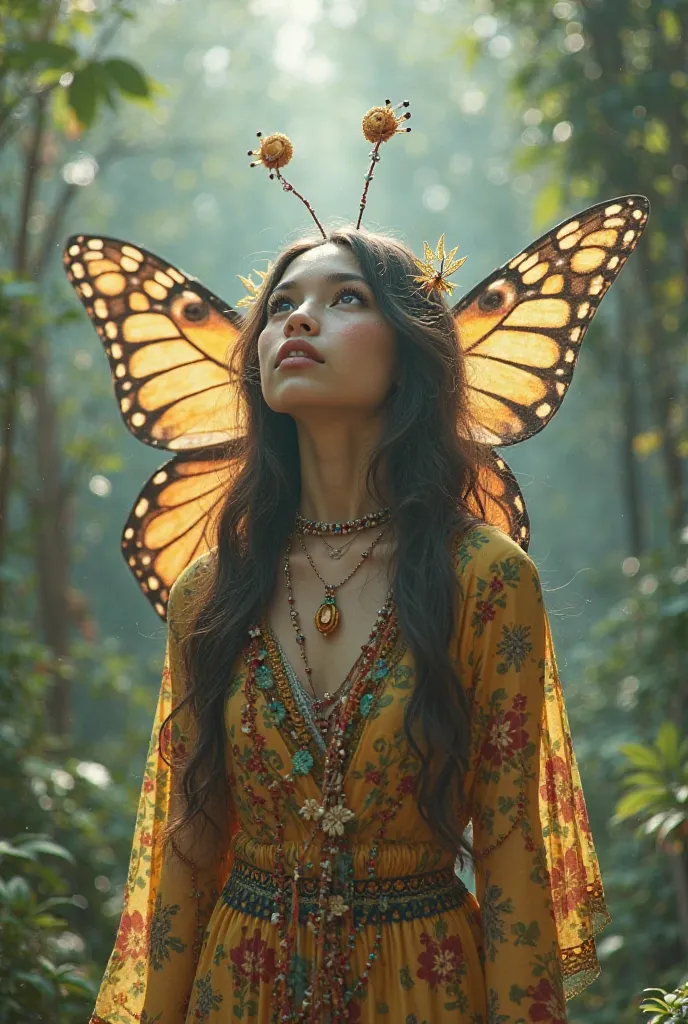 Mariposa hippie 
