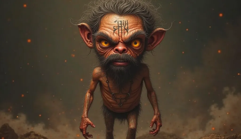 Dajjal's Physical Appearance:
A short, ugly man with a menacing expression, curly hair, and a reddish or wheatish complexion. One of his eyes is completely blind, and his other eye glows unnaturally. His legs are crooked, and his body is covered in thick h...