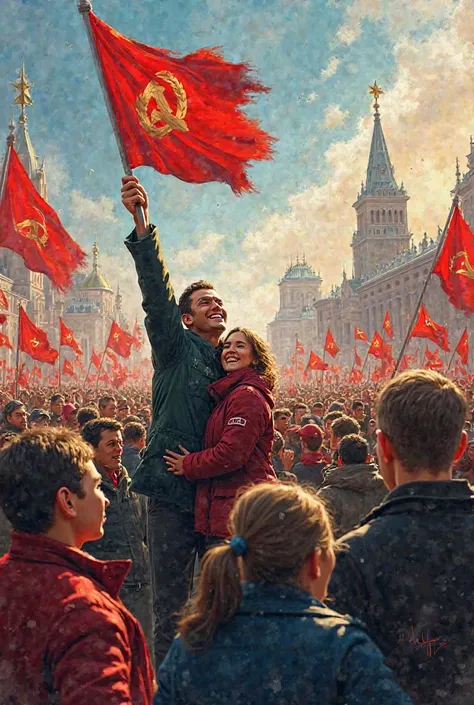 focused on representing the joy of the victory of the Soviet Union and the Allies in the Second World War, which was reached on May 9, 1945. Since then, this day has been called Victory Day and is a holiday in Russia, which invites us to reflect on the imp...