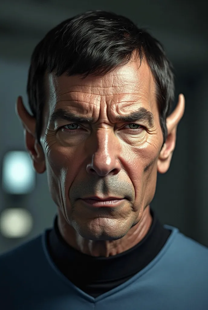 Léonard Nimoï en monsieur spock 